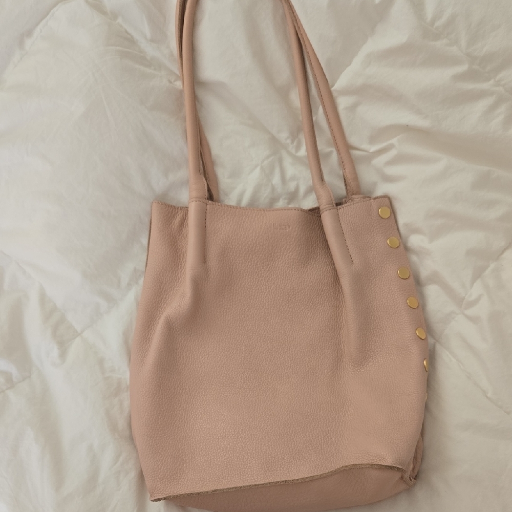 Hammitt Blush Pink Tote with Gold Accents